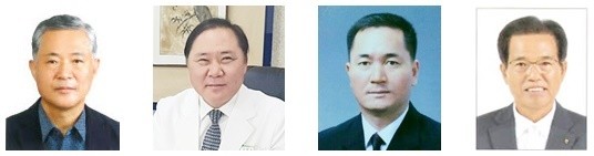 오방록 전 의원, 구제길 대표,박구 감독, 서병연 전 조합장(왼쪽부터)