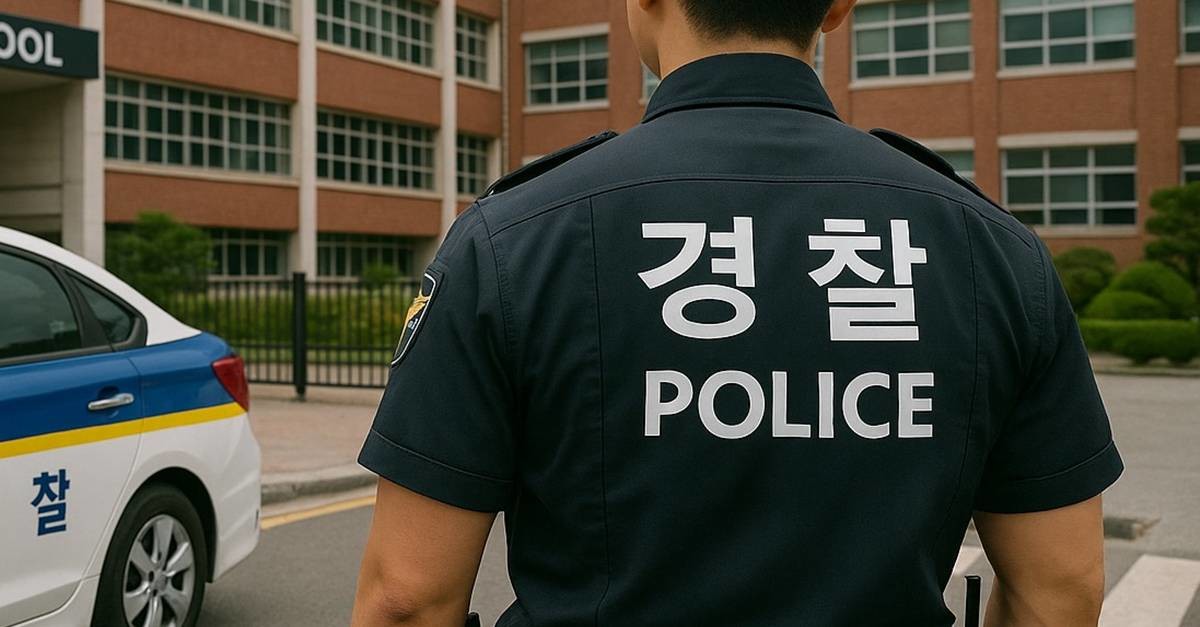 '경기광주 고교 폭파' 협박글 올라와…경찰, 작성자 추적 중. 기사에 대한 이해를 돕기 위해 AI 툴로 제작한 자료 사진