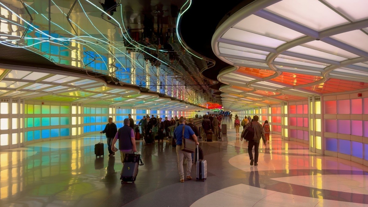 시카고 오헤어 공항. / 4kclips-shutterstock.com