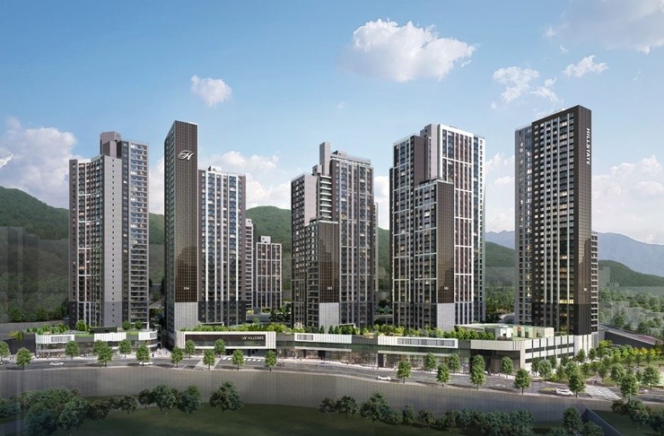 현대건설은 부산 동래구 사직2동 630 일원에 위치한 ‘힐스테이트 사직아시아드’의 조합원 계약을 성공적으로 마무리하고, 일반분양을 앞두고 있다고 밝혔다. / 사진제공=현대건설