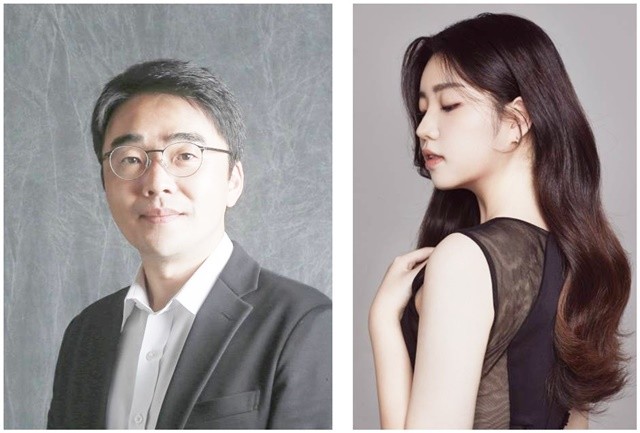 김종진 교수(왼쪽), 명지운 피아니스트