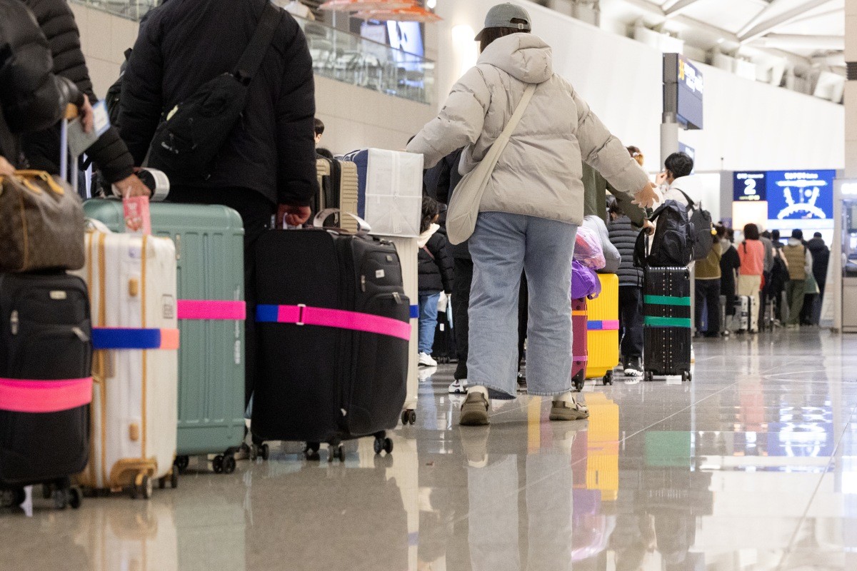 인천공항 탑승 대기줄 자료 사진 / 뉴스1