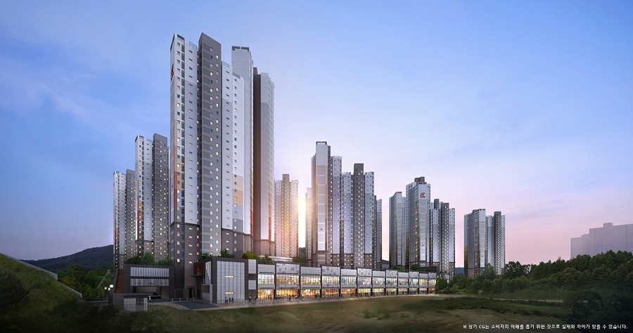 힐스테이트 용인포레 투시도 이미지 / 현대엔지니어링 제공