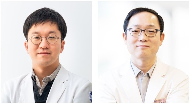 제1저자 류영상 교수(조선대학교·조선대학교병원 왼쪽)),교신저자 박철영 교수(성균관대학교·강북삼성병원)