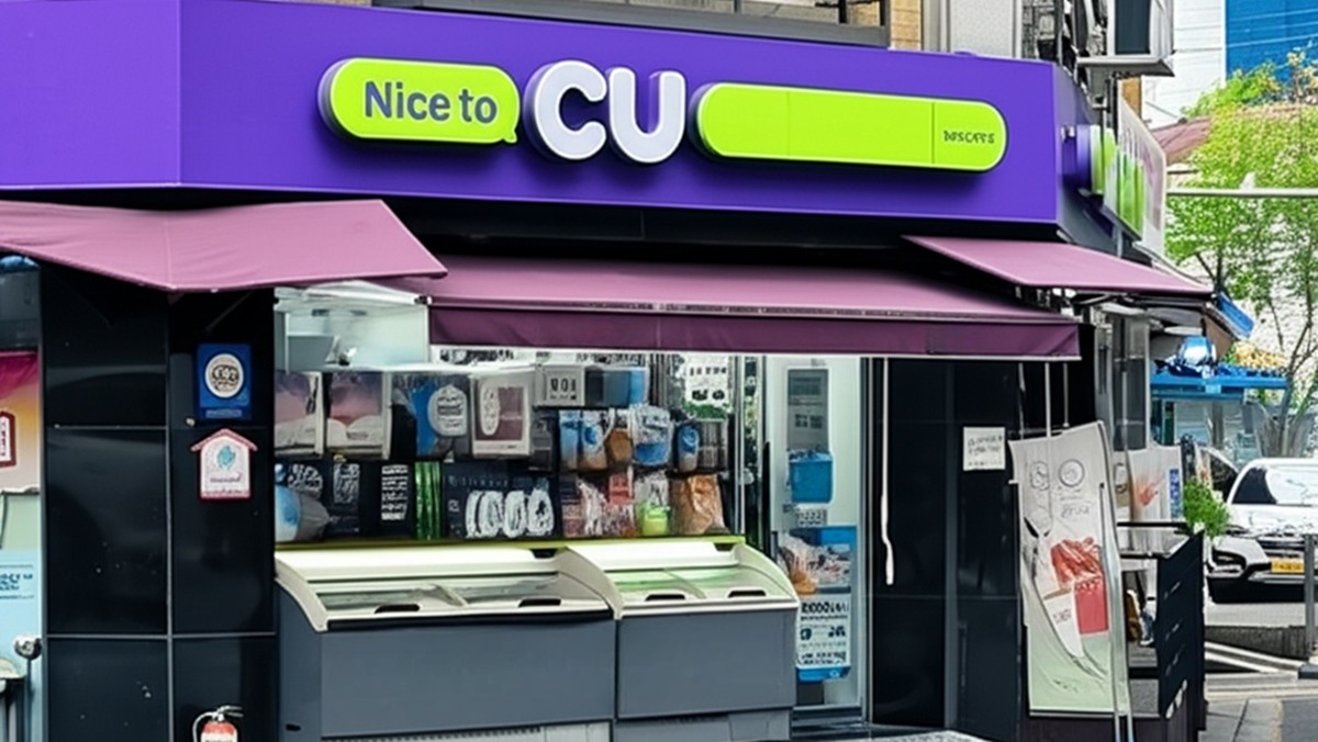 AI로 생성한 편의점 CU 이미지