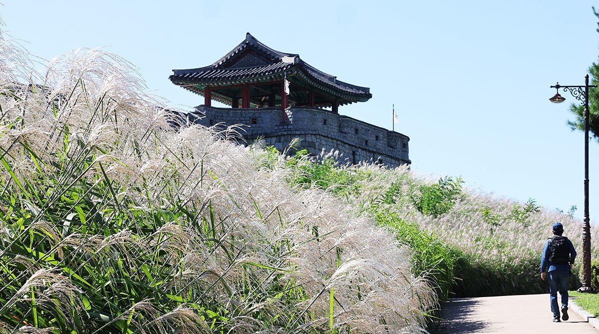 경기도에 있는 세계문화유산인 수원 화성 모습. 기사 이해를 돕기 위한 자료 사진입니다. / 연합뉴스