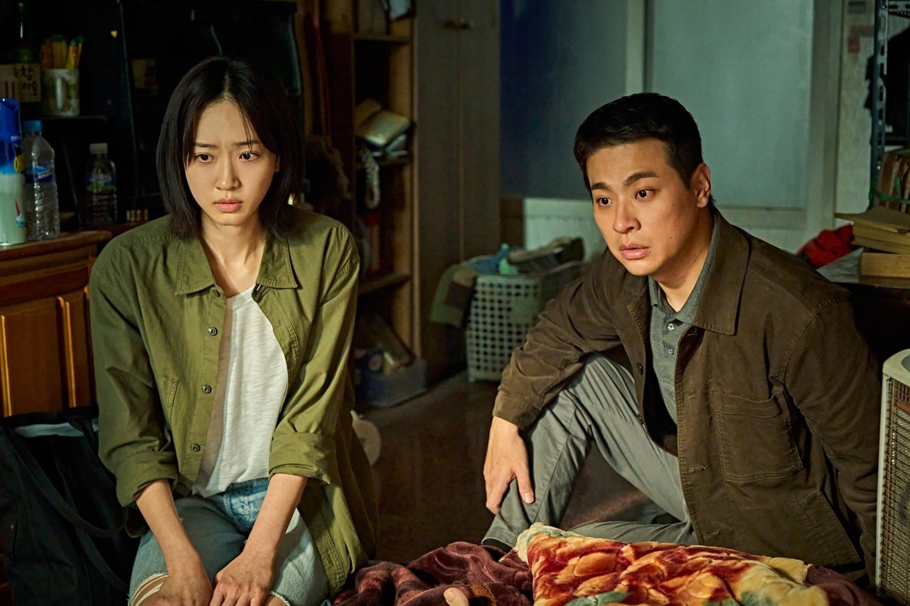 영화 '얼굴'에 출연한 배우 한지현과 박정민 / 플러스엠 엔터테인먼트