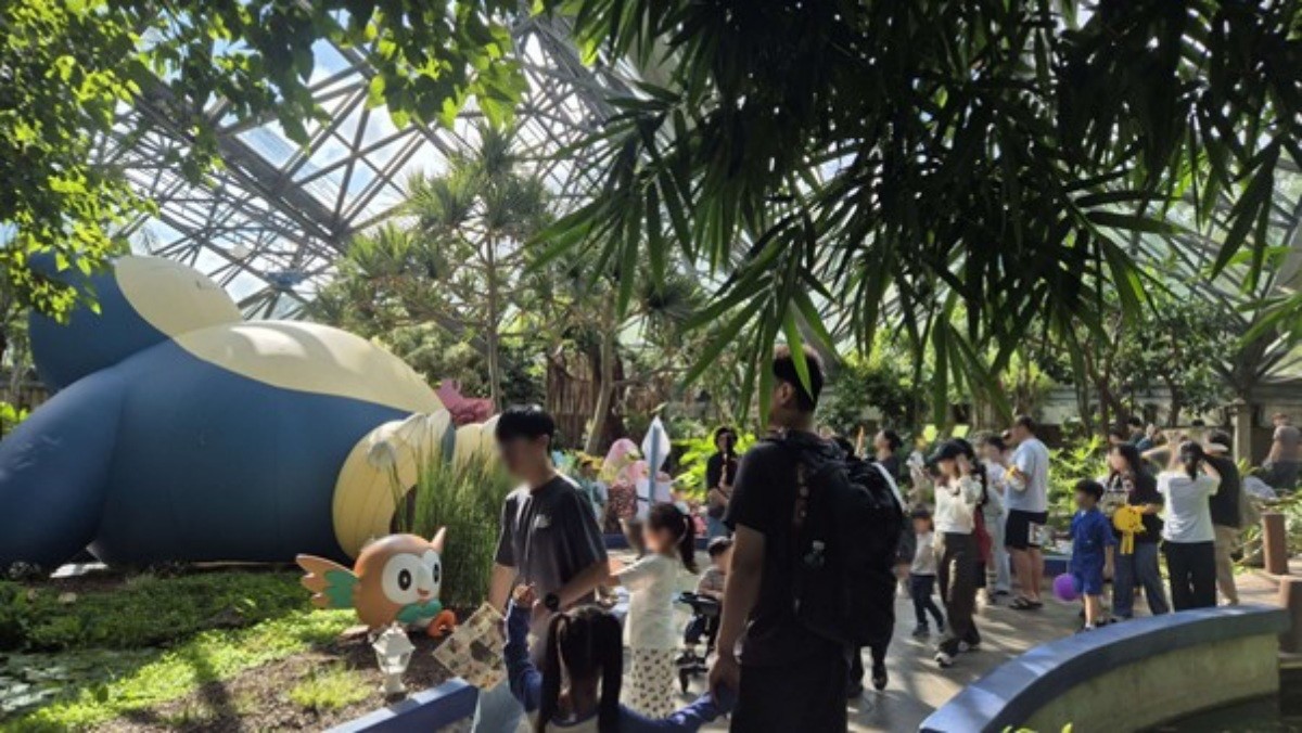 ‘포켓몬 원더 아일랜드 in JEJU’를 진행하고 있는 여미지식물원 / 포켓몬코리아 제공