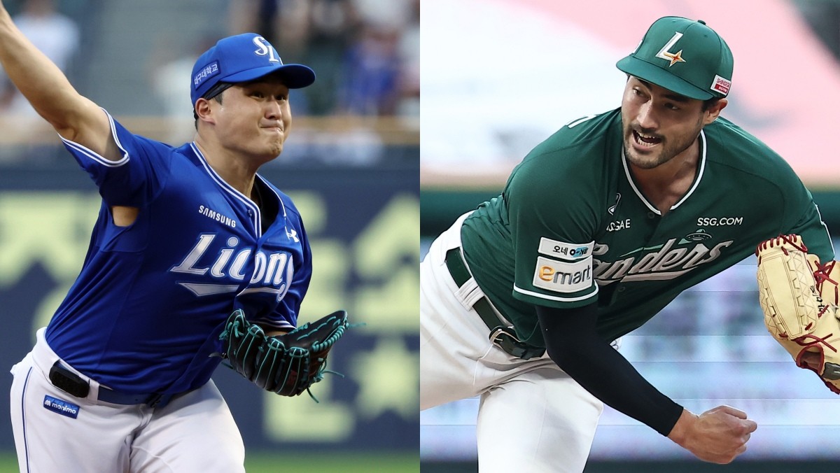 삼성 최원태(왼쪽), SSG 화이트(오른쪽) / 뉴스1