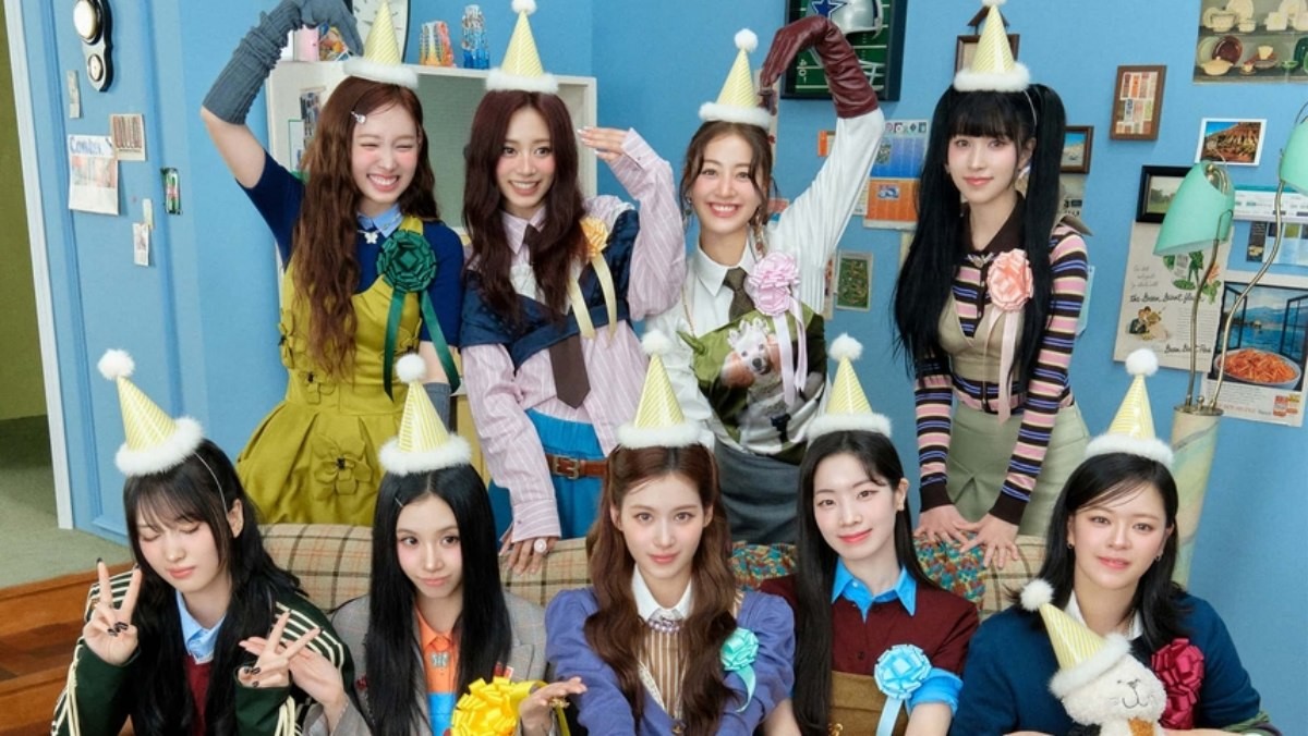 데뷔 10주년을 맞은 트와이스. / JYP엔터테인먼트 제공