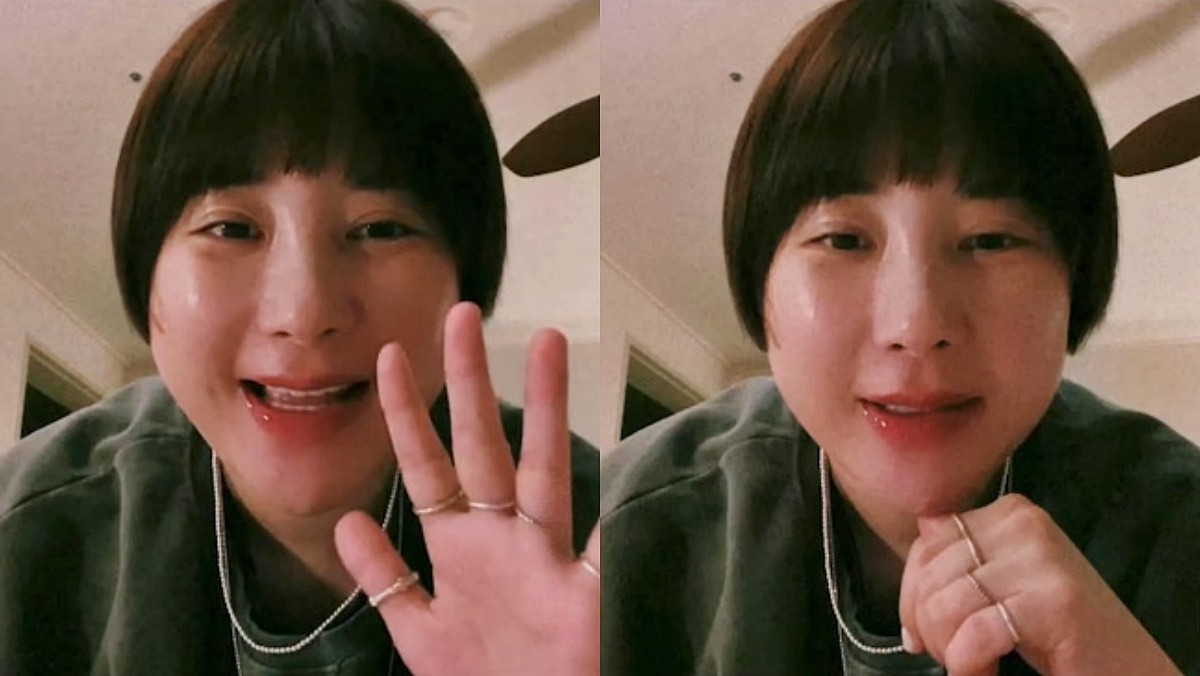 지난 6일 인스타그램 라이브 방송으로 근황을 공개한 서인영 / 서인영 인스타그램