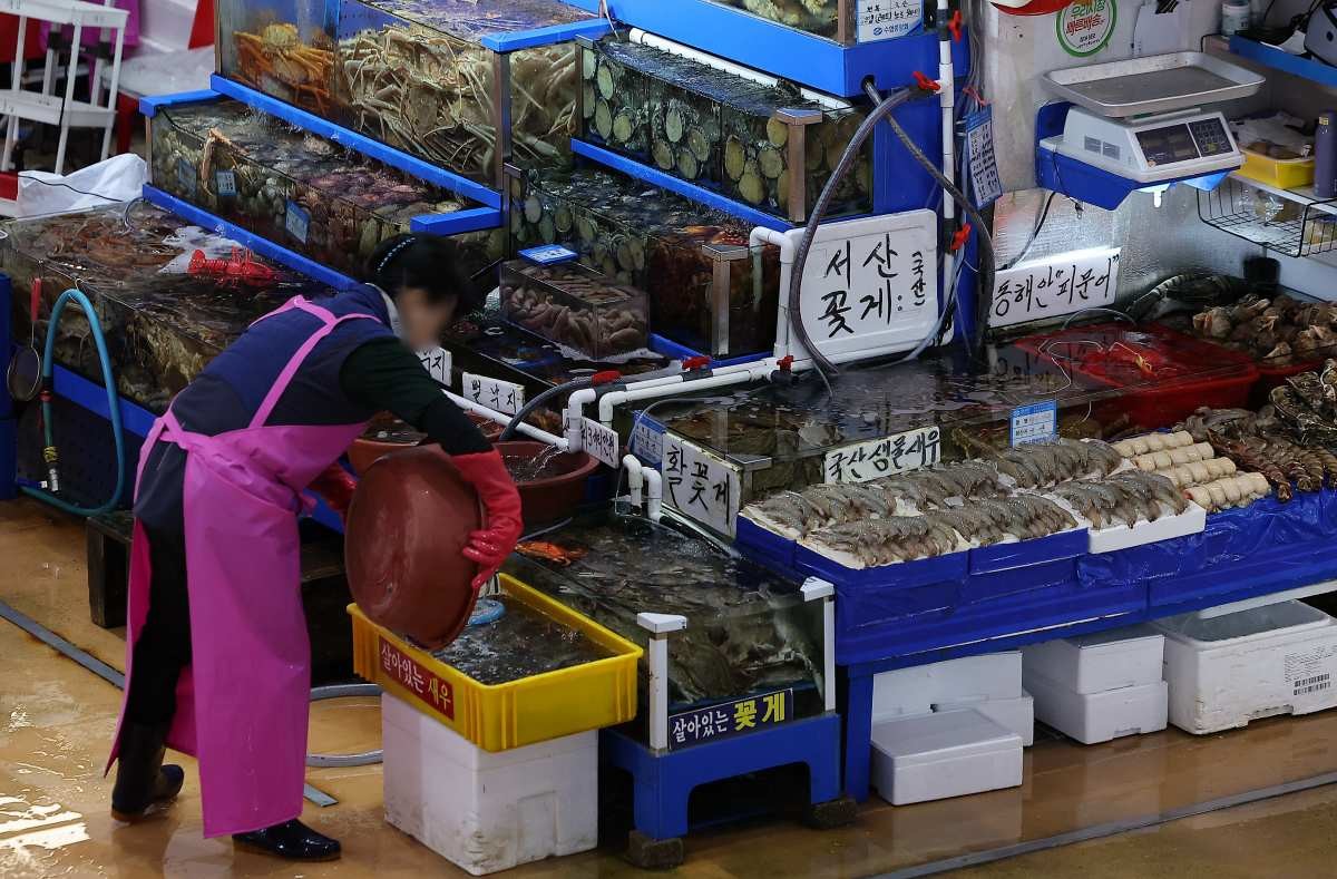 노량진수산시장 풍경. 자료사진. / 뉴스1
