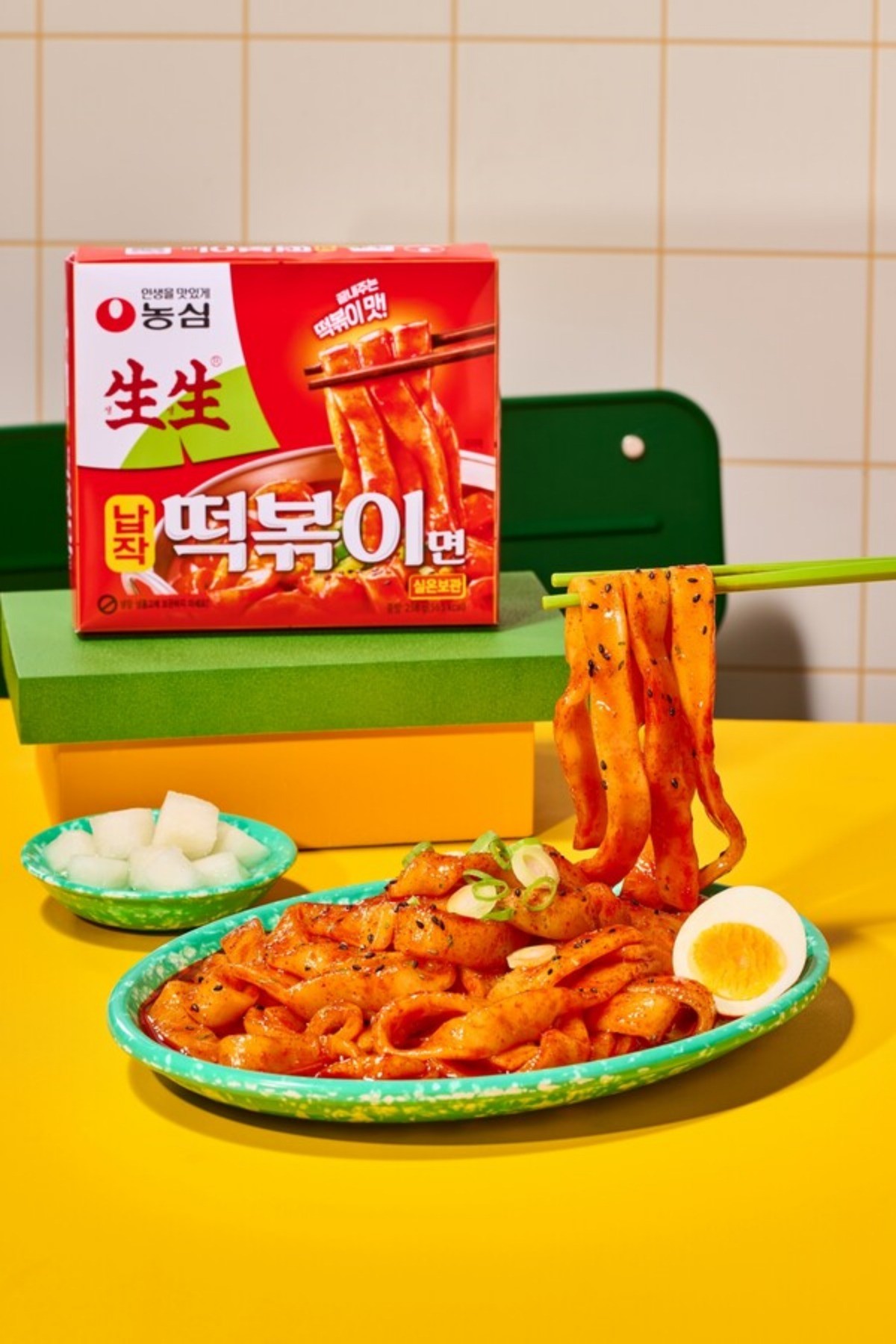 생생 납작 떡볶이면 / 농심 제공