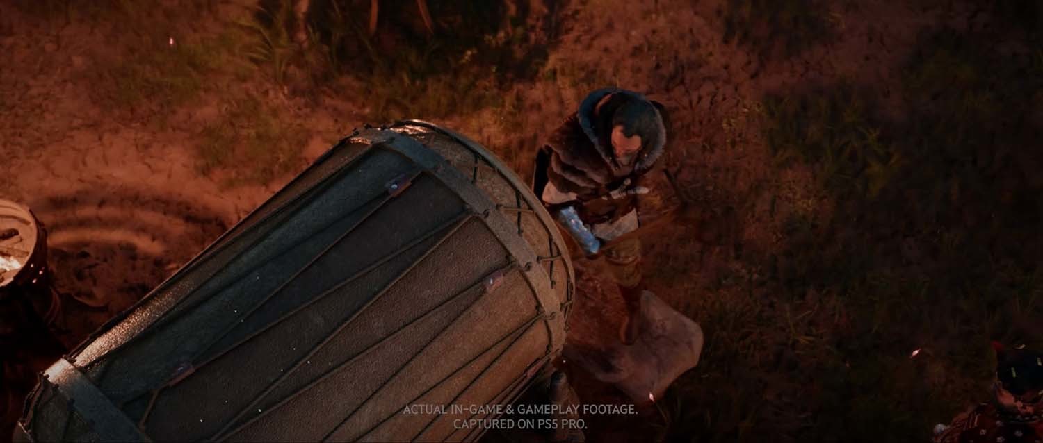 '붉은사막' 플레이스테이션5 프로 녹화 문구