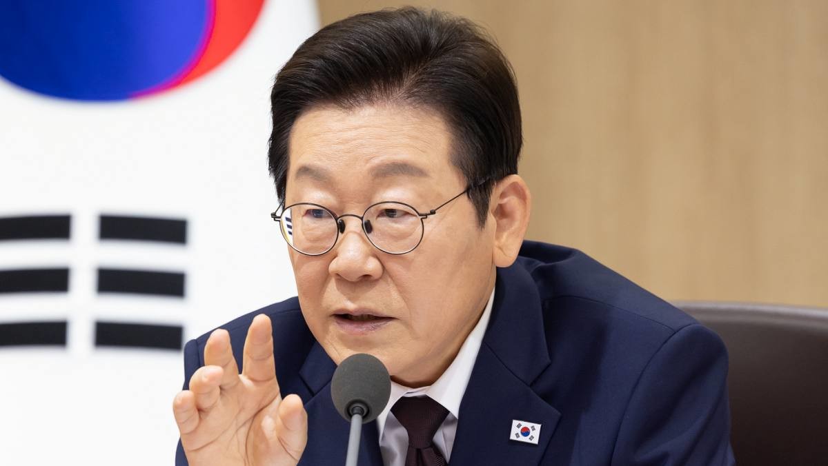 이재명 대통령이 14일 서울 용산 대통령실 청사에서 열린 국무회의에서 발언하고 있다. / 대통령실 제공-뉴스1