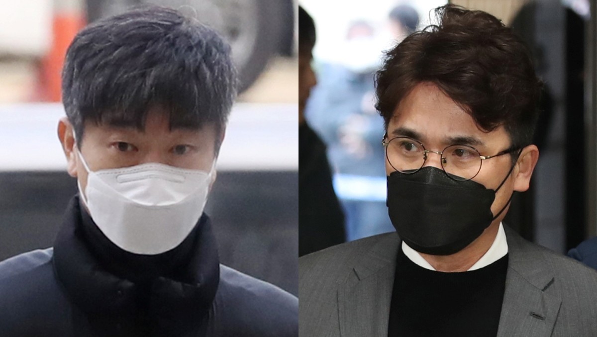 김종국 전 감독(왼쪽)과 장정석 전 단장 / 뉴스1