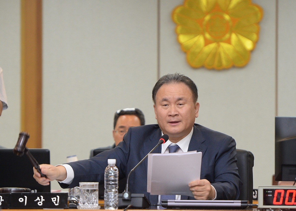 과거 법사위원장 활동 당시 이상민 의원 / 뉴스1