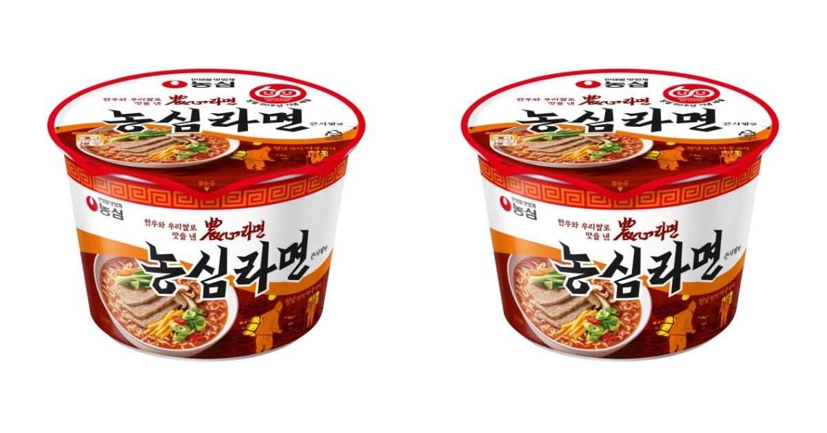 농심라면큰사발면 제품 이미지 / 농심 제공