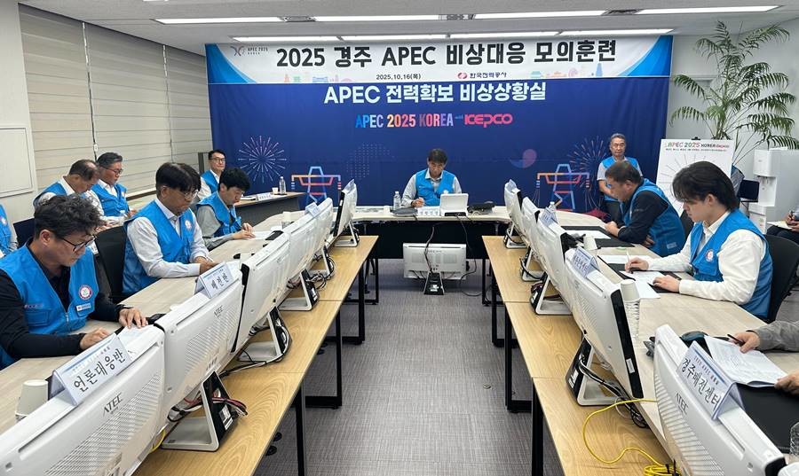APEC 전력확보 비상대응 모의훈련/한전
