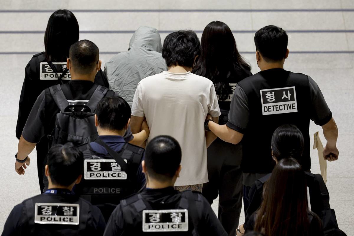 '캄보디아 구금' 한국인 64명 송환. 자료 사진 / 뉴스1