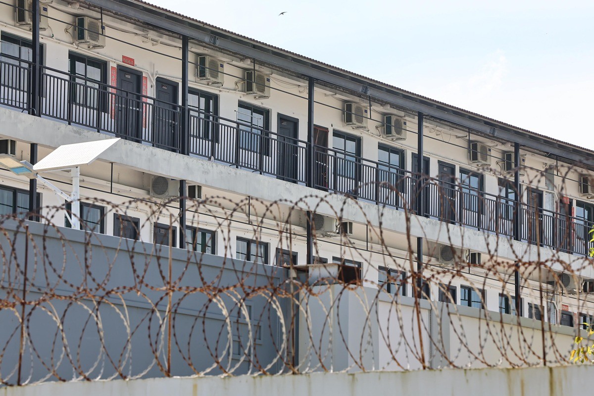 캄보디아 프놈펜 인근 온라인 스캠 범죄단지로 알려진 '태자단지'. / 뉴스1