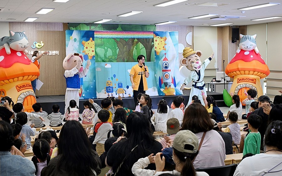 10월 18일 민락국민체육센터에서 열린 ‘유-잼데이 U-jjam Day(의정부시 영유아 재미 놀이터)’ 행사 모습