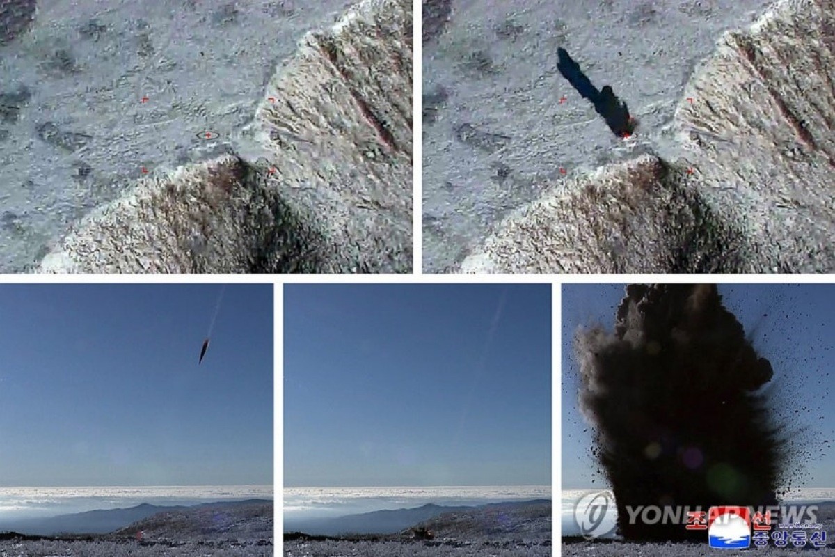 북한 미사일총국은 지난 22일 중요 무기체계의 시험을 성공적으로 진행했다고 조선중앙통신이 23일 보도했다 / 평양 조선중앙통신=연합뉴스
