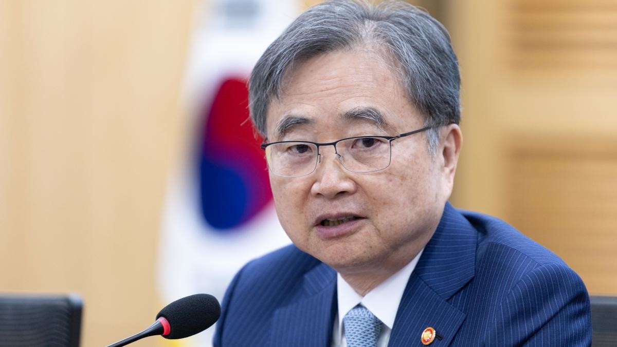 조현 외교부 장관이 지난 15일 서울 여의도 국회에서 열린 한미관계 간담회에 참석해 모두발언하고 있다. / 뉴스1