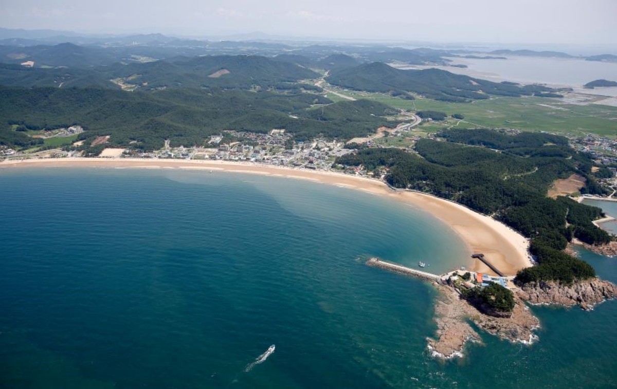 만리포 해수욕장 / 태안관광 홈페이지 캡처