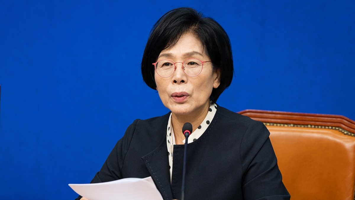 최민희 국회 과학기술정보방송통신위원회 위원장 / 뉴스1