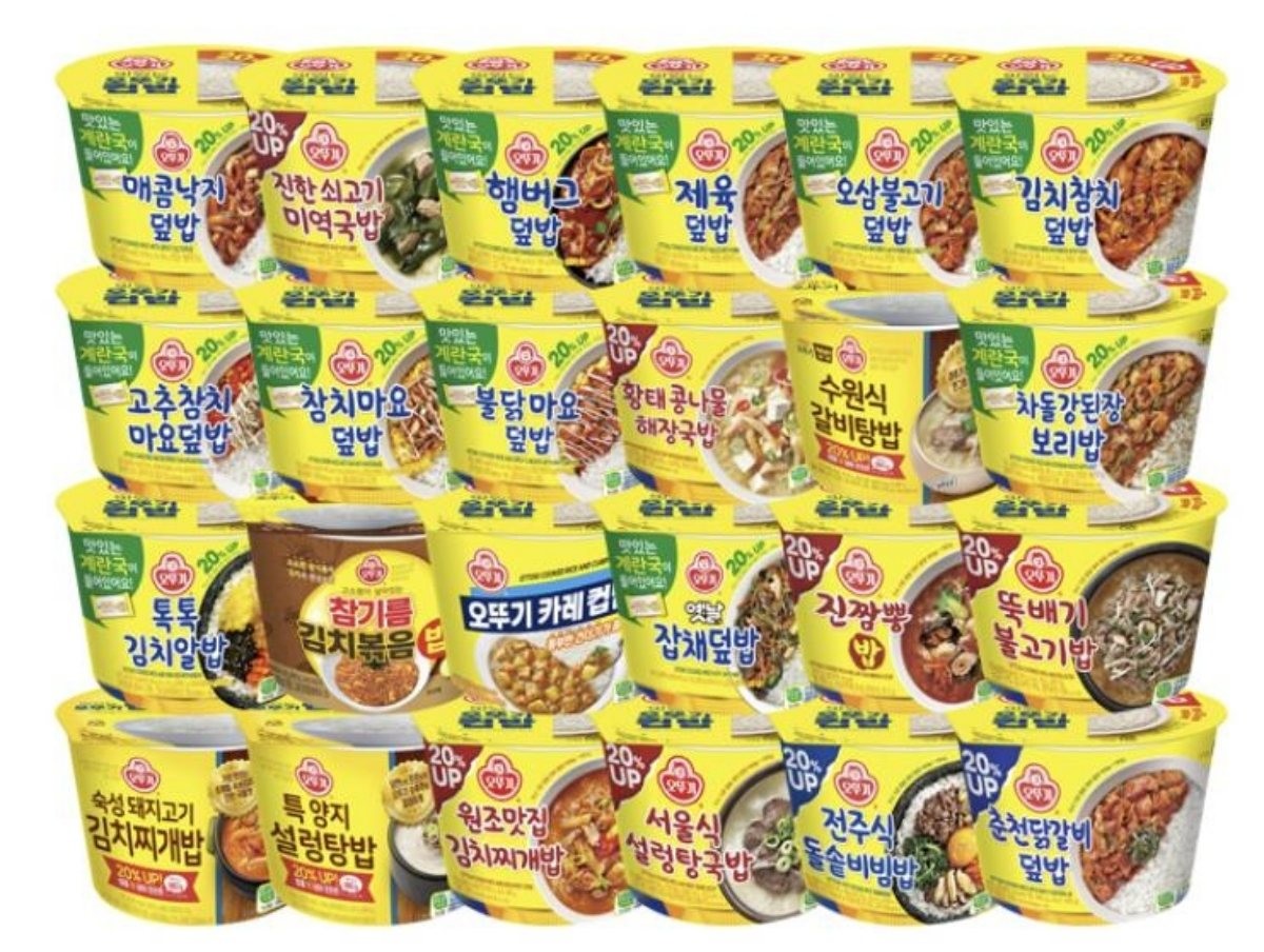 오뚜기 컵밥 제품의 모습. / 오뚜기 제공