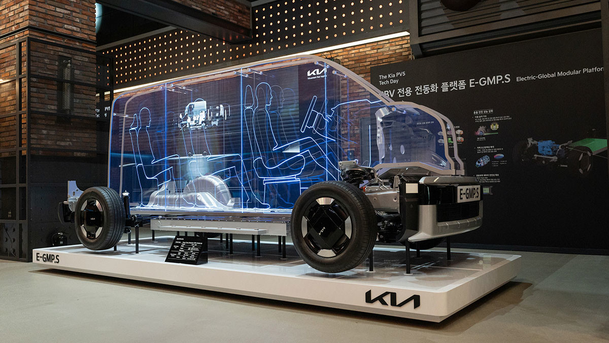 PV5에 적용된 E-GMP.S 플랫폼. / 기아