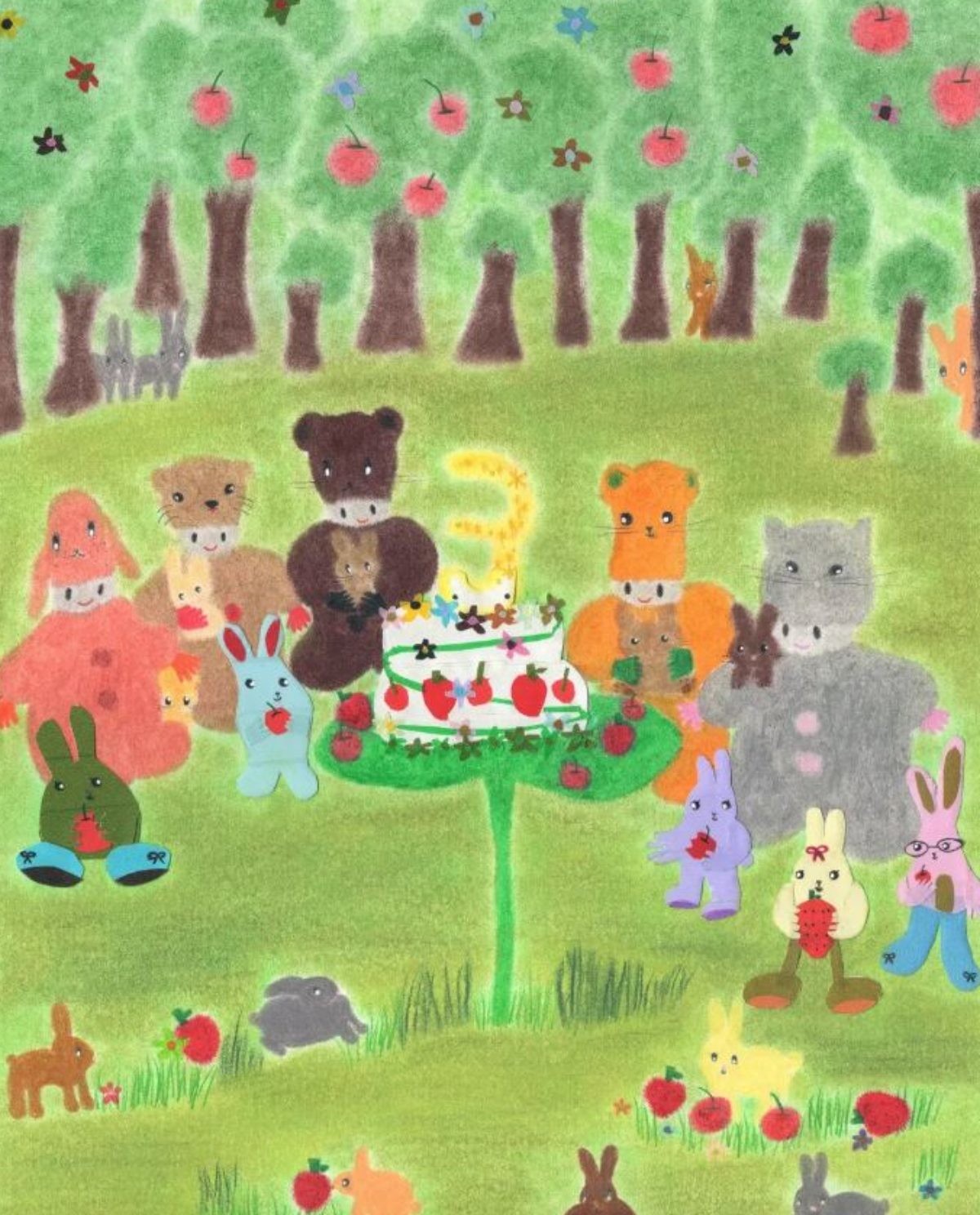 어도어가 운영하는 뉴진스 공식 인스타그램에 업로드된 팬덤 '버니즈' 3주년 기념 이미지. / 뉴진스 공식 인스타그램