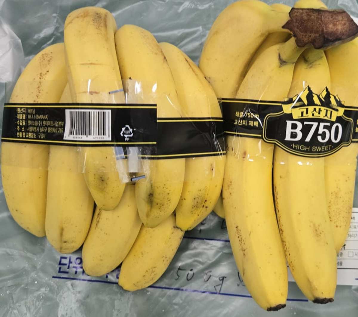 식품의약품안전처는 수입식품등 수입판매업체인 롯데쇼핑 롯데마트사업본부가 수입해 판매한 베트남산 바나나에서 잔류농약(클로티아니딘 및 티아메톡삼)이 기준치 보다 초과 검출돼 해당 제품을 판매 중단하고 회수 조치한다고 30일 밝혔다. / 식약처 제공