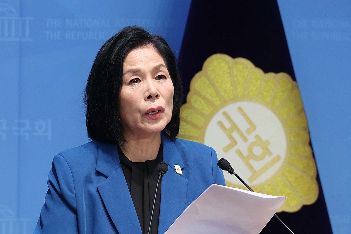 최민희 국회 과학기술정보방송통신위원장 / 뉴스1