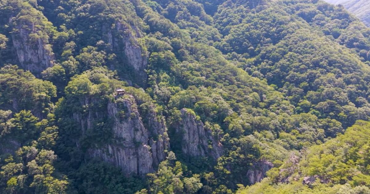 내연산 소금강 전망대.  / 유튜브 '여행작가 하루(haru)' 영상 캡쳐