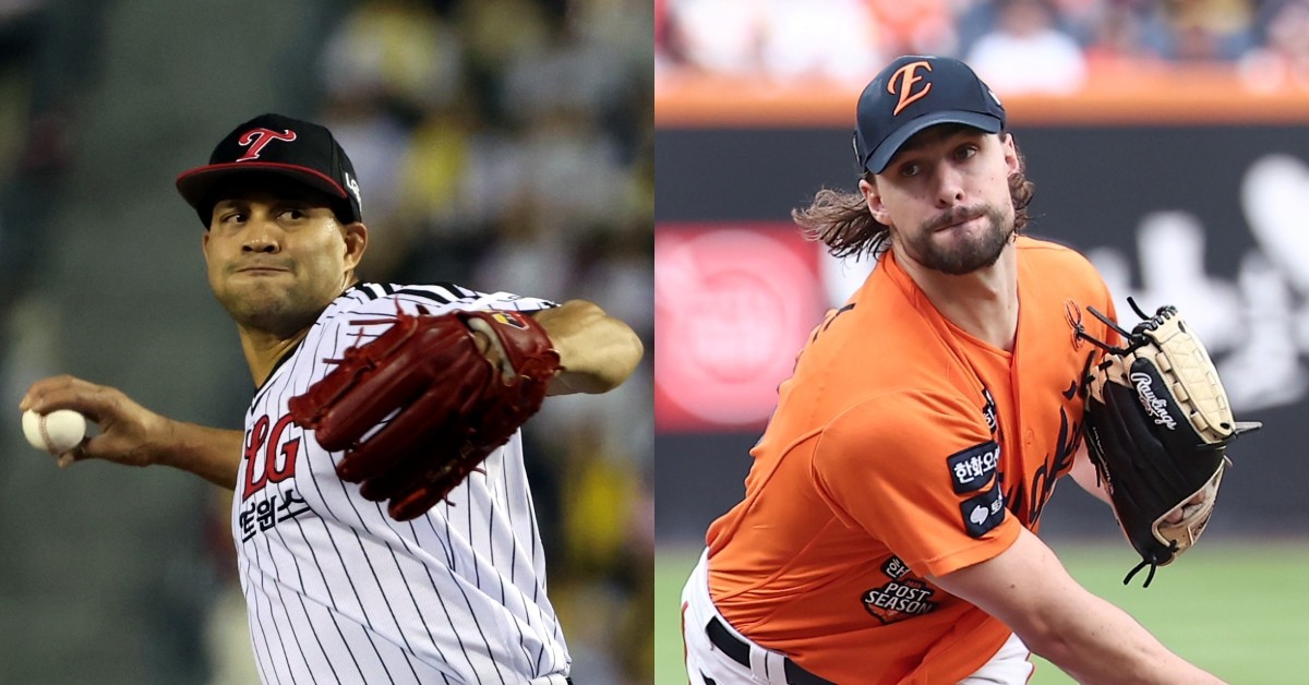 LG 치리노스(왼쪽), 한화 와이스(오른쪽) / 뉴스1