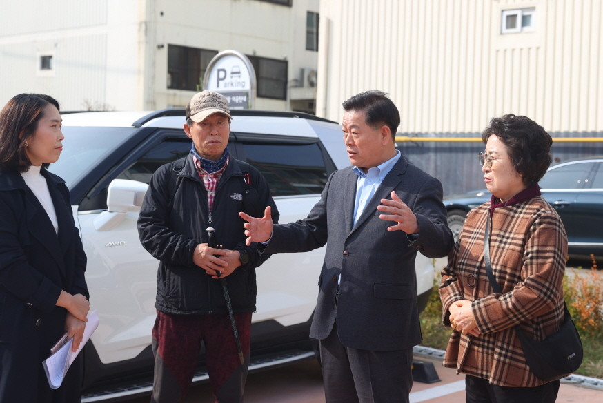 박승원 광명시장 현장 소통 행정. / 광명시