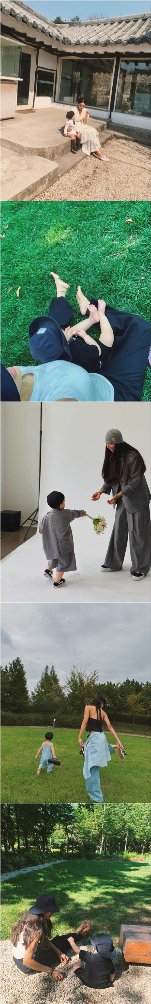 모델 문가비와 그의 아들 / 문가비 인스타그램