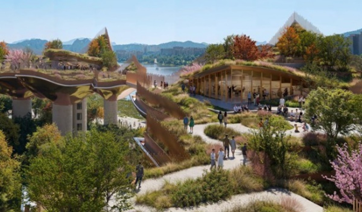 서울시 '노들 글로벌 예술섬' 예상 조김도 / 서울시 제공