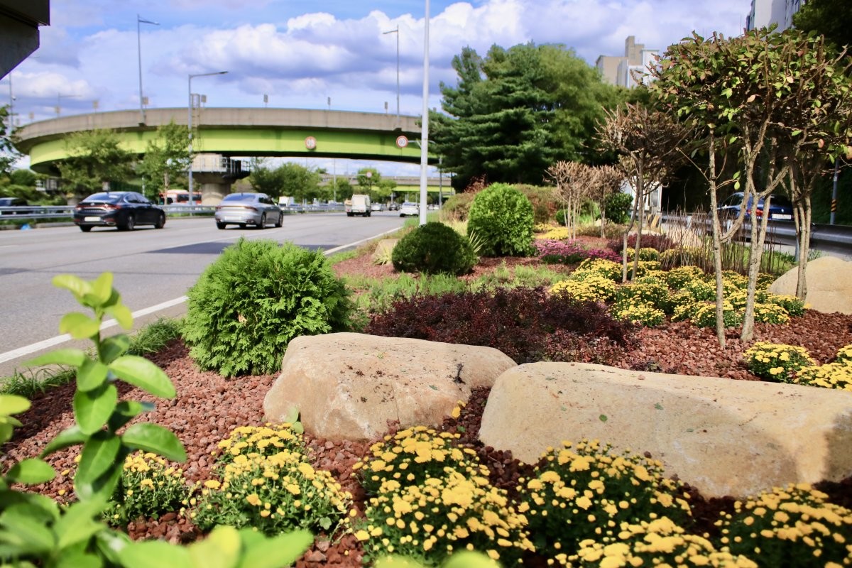 올림픽대로 한남 녹지 / 서울시설공단 제공