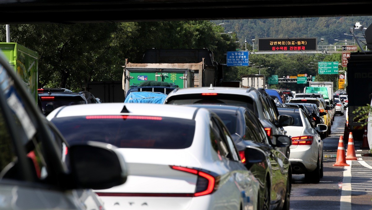 서울 올림픽대로가 정체되고 있다. 기사의 이해를 돕기 위한 사진. / 뉴스1