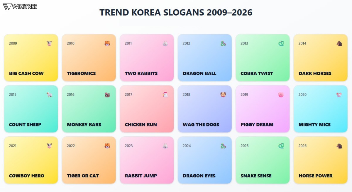 '트렌드 코리아' 시리즈 슬로건 정리표. / 위키트리