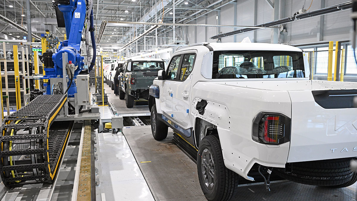 기아 오토랜드 화성의 타스만 생산라인. / 현대자동차그룹