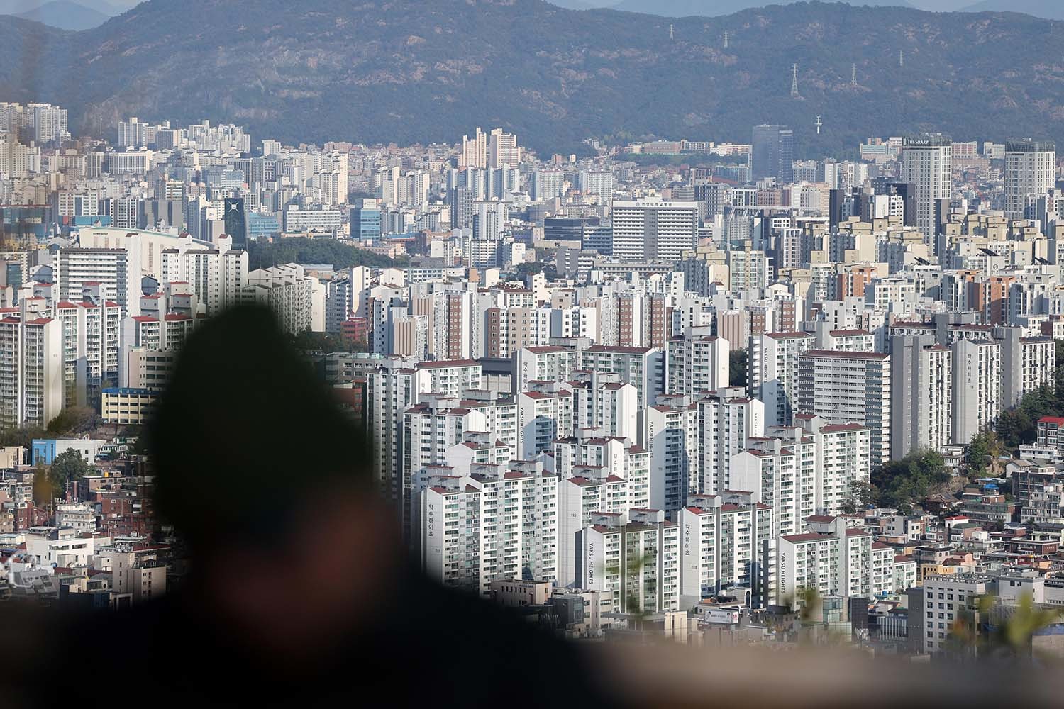 서울 남산에서 바라본 풍경. / 뉴스1