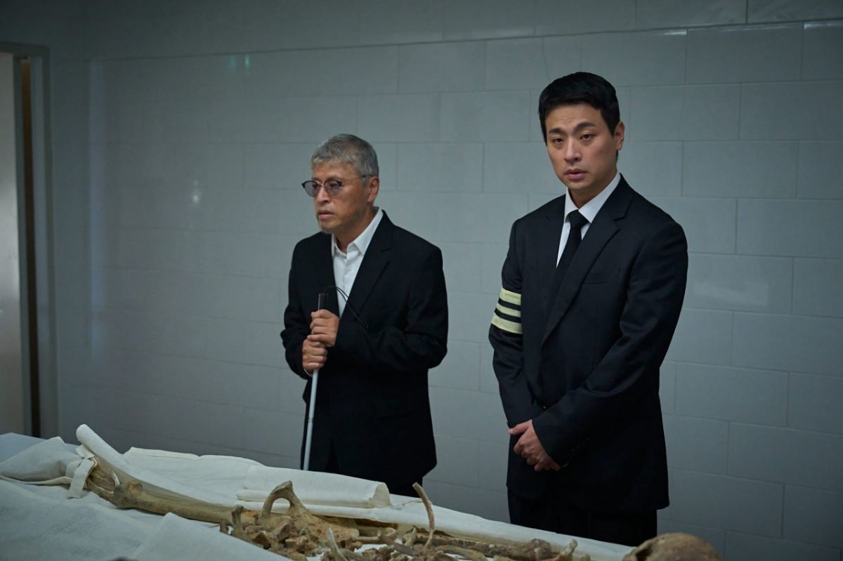 '얼굴’ 스틸컷. 권해효, 박정민. /  플러스엠 엔터테인먼트 제공