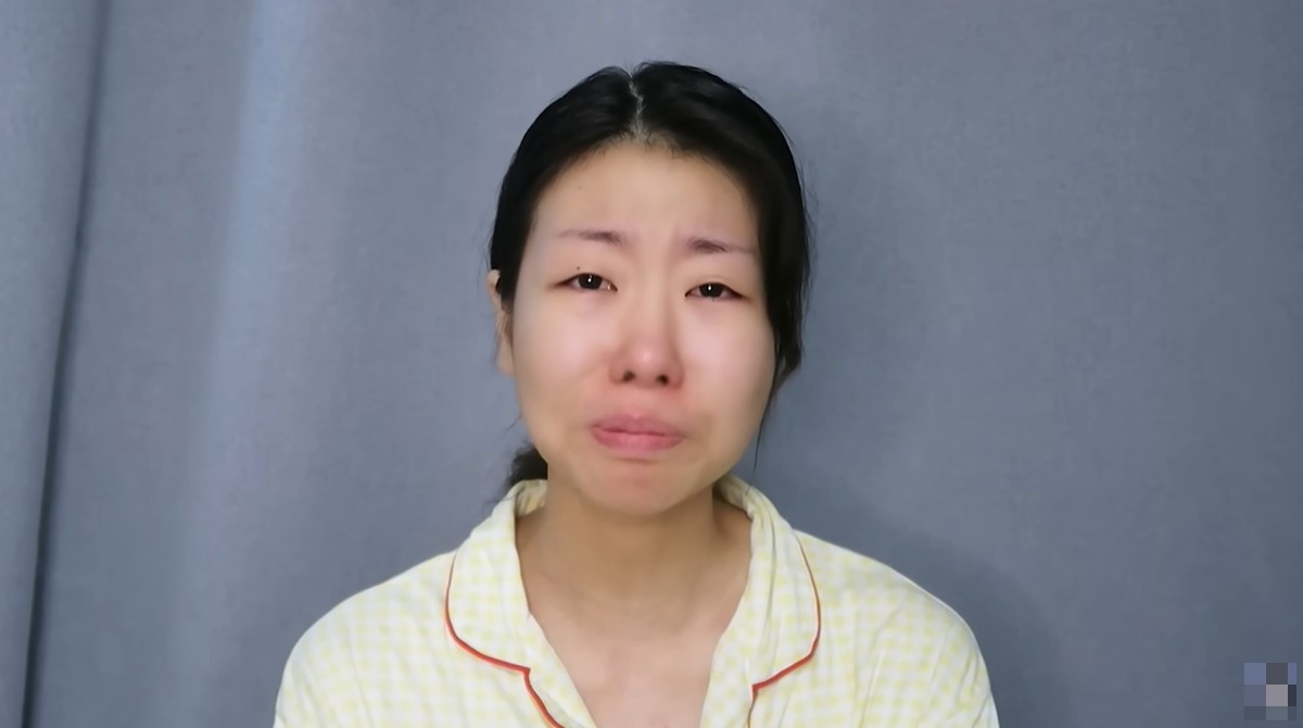 눈물로 피해 사실 고백하는 유튜버 곽혈수. / 유튜브 채널