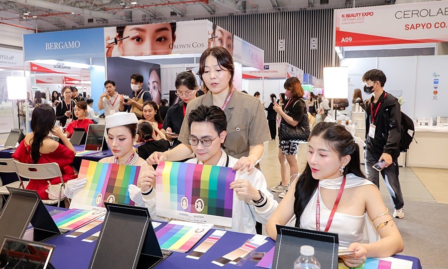 킨텍스, '2025 K-뷰티엑스포 베트남 & 사이공뷰티쇼' 행사 전경