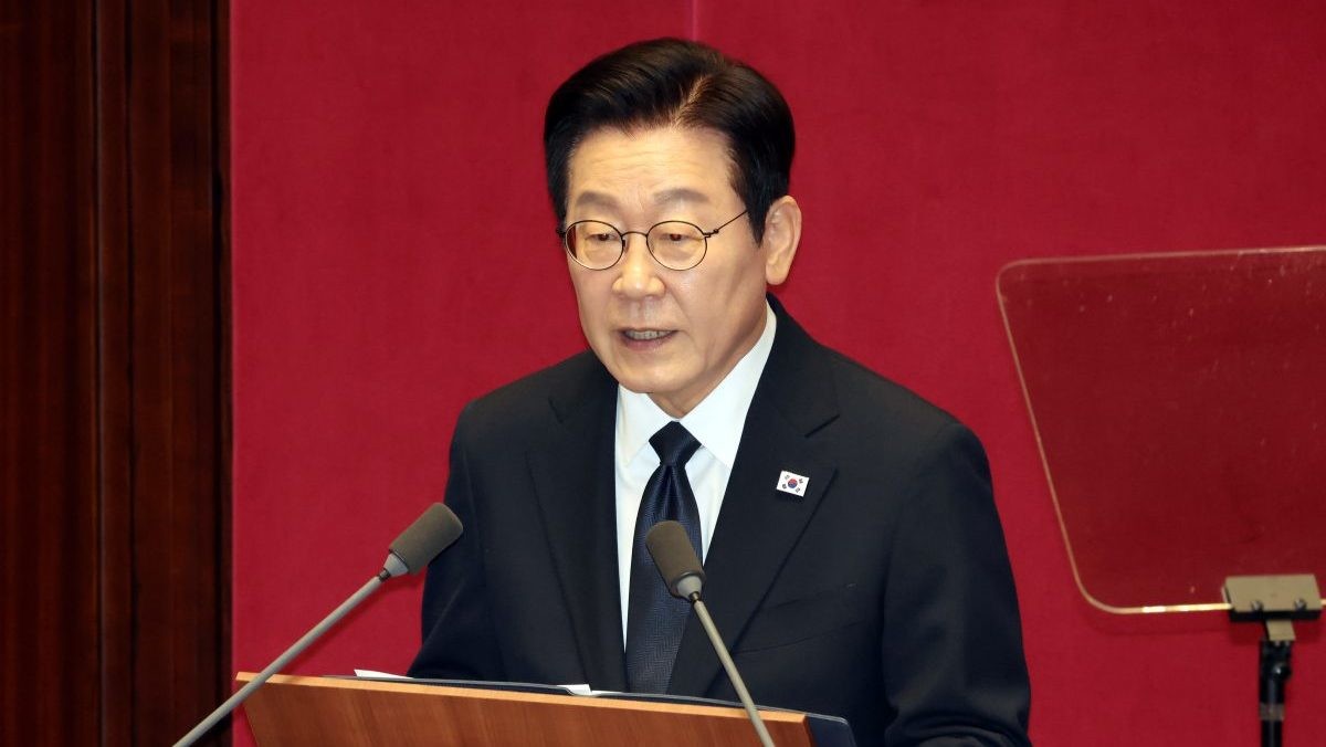 국회 예산안 시정연설 하는 이재명 대통령. / 국회사진기자단-뉴스1