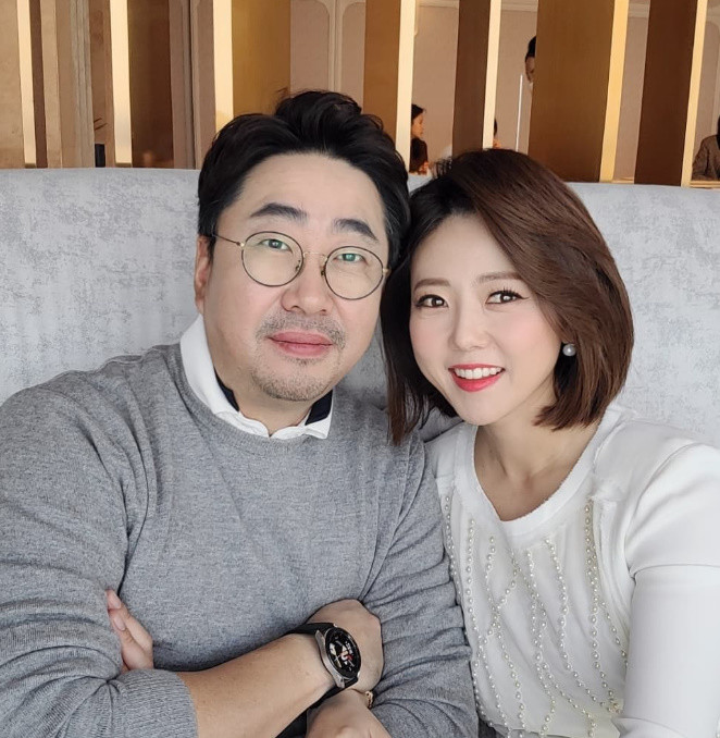 백성문 변호사와 김선영 앵커 / 백성문 변호사 인스타그램